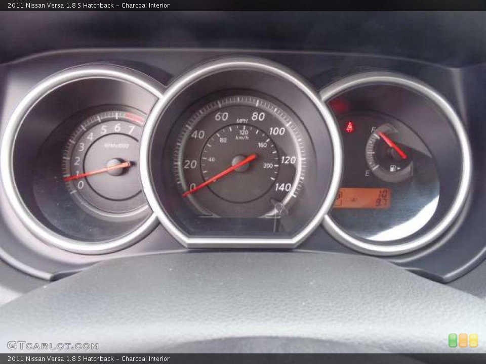 Charcoal Interior Gauges for the 2011 Nissan Versa 1.8 S Hatchback #38081259