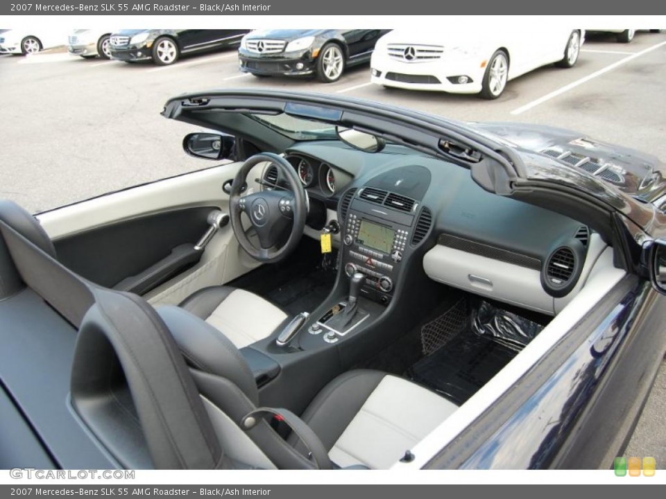 Black/Ash Interior Photo for the 2007 Mercedes-Benz SLK 55 AMG Roadster #38081335