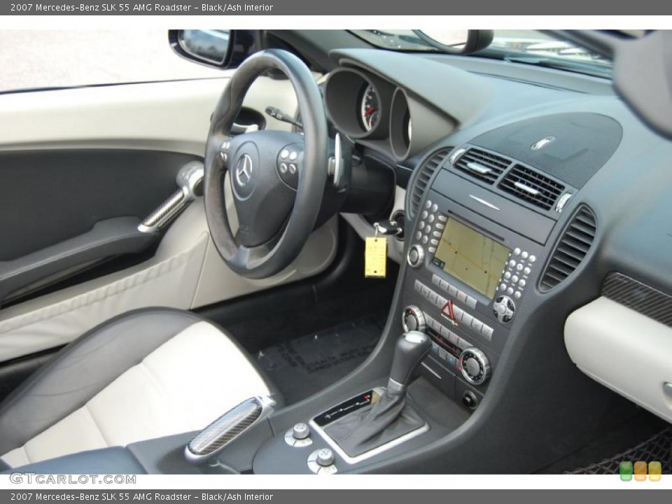 Black/Ash Interior Dashboard for the 2007 Mercedes-Benz SLK 55 AMG Roadster #38081351
