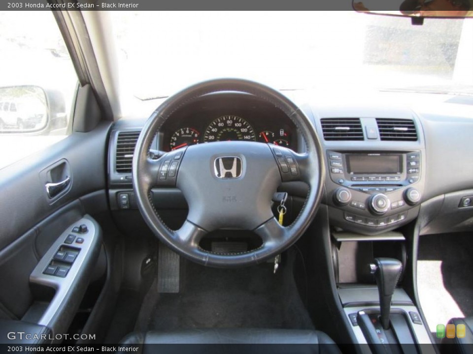 Black Interior Dashboard for the 2003 Honda Accord EX Sedan #38085268