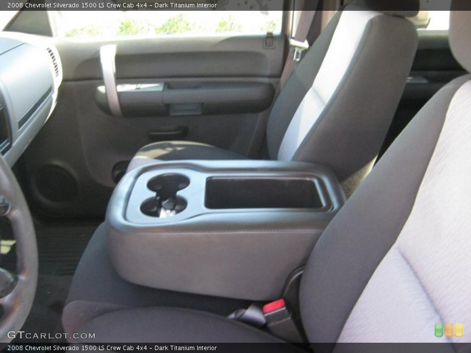 Dark Titanium Interior Photo for the 2008 Chevrolet Silverado 1500 LS Crew Cab 4x4 #38085747