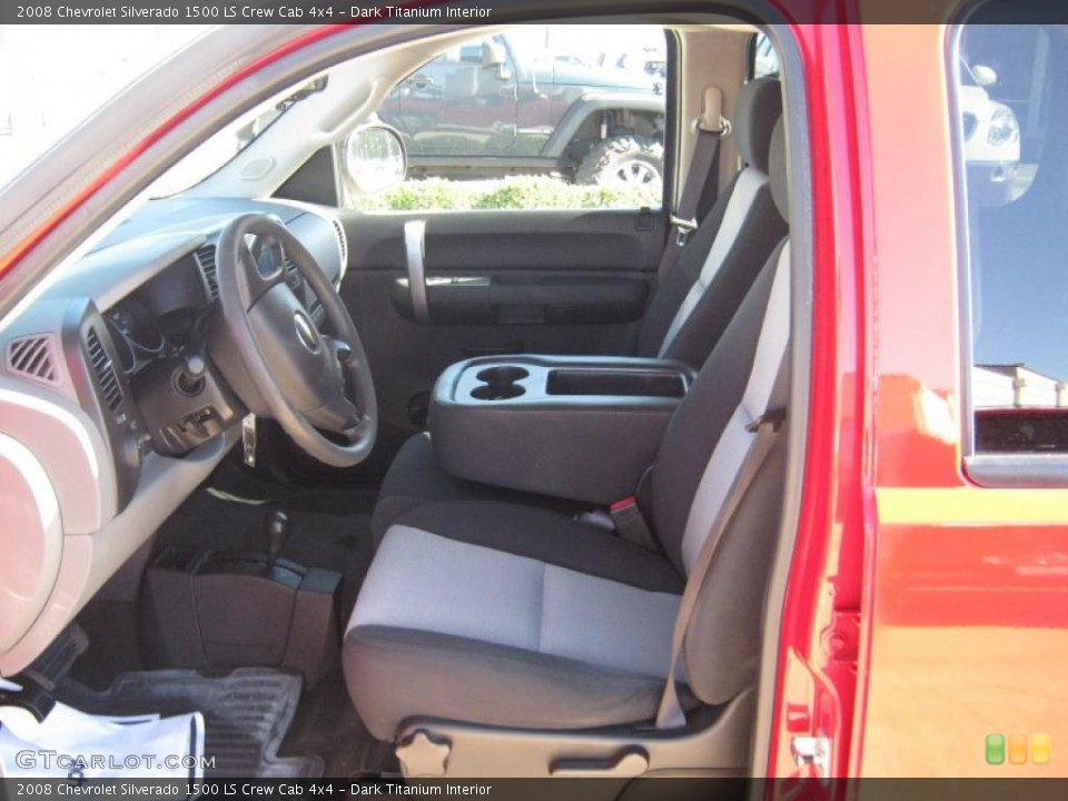 Dark Titanium Interior Photo for the 2008 Chevrolet Silverado 1500 LS Crew Cab 4x4 #38085761