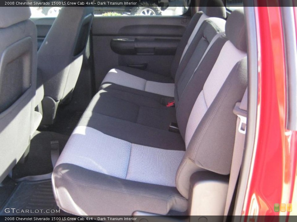 Dark Titanium Interior Photo for the 2008 Chevrolet Silverado 1500 LS Crew Cab 4x4 #38085779