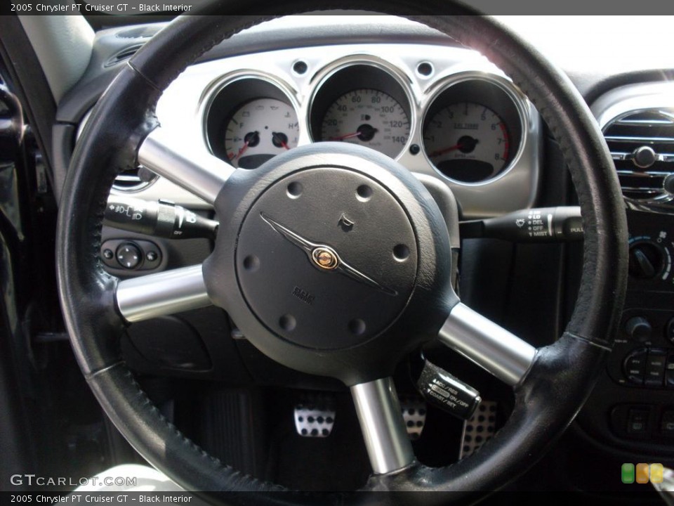Black Interior Steering Wheel for the 2005 Chrysler PT Cruiser GT #38085855