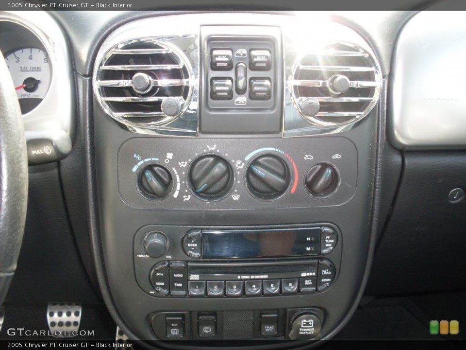 Black Interior Controls for the 2005 Chrysler PT Cruiser GT #38085871
