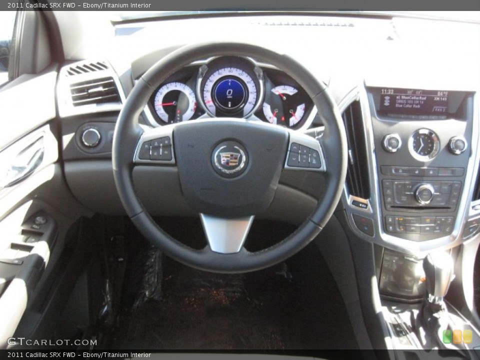 Ebony/Titanium Interior Steering Wheel for the 2011 Cadillac SRX FWD #38087223
