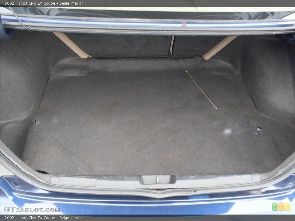 Beige Interior Trunk for the 2002 Honda Civic EX Coupe #38088523