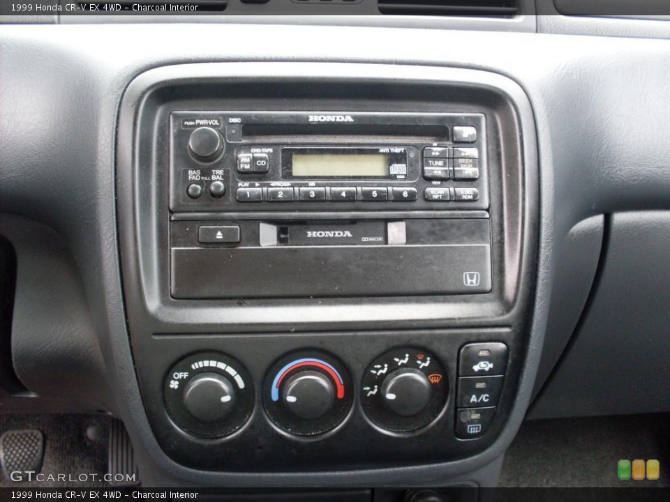 Charcoal Interior Controls for the 1999 Honda CR-V EX 4WD #38089075