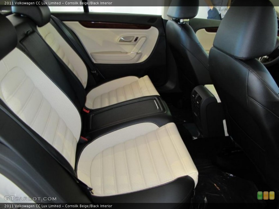 Cornsilk Beige/Black Interior Photo for the 2011 Volkswagen CC Lux Limited #38089599