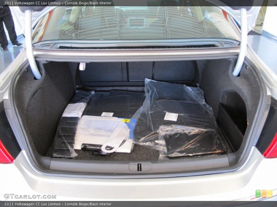 Cornsilk Beige/Black Interior Trunk for the 2011 Volkswagen CC Lux Limited #38089651