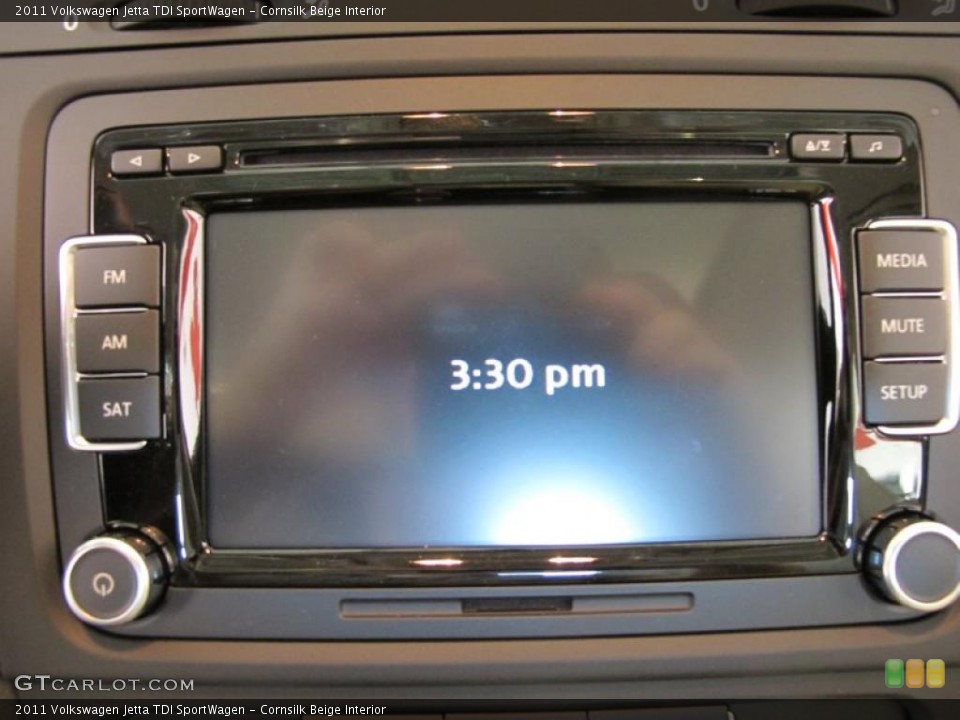 Cornsilk Beige Interior Controls for the 2011 Volkswagen Jetta TDI SportWagen #38090351