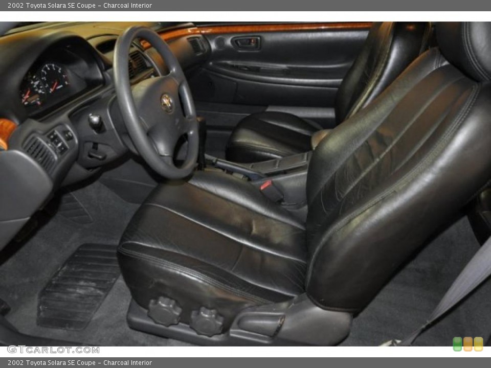 Charcoal Interior Photo for the 2002 Toyota Solara SE Coupe #38090627