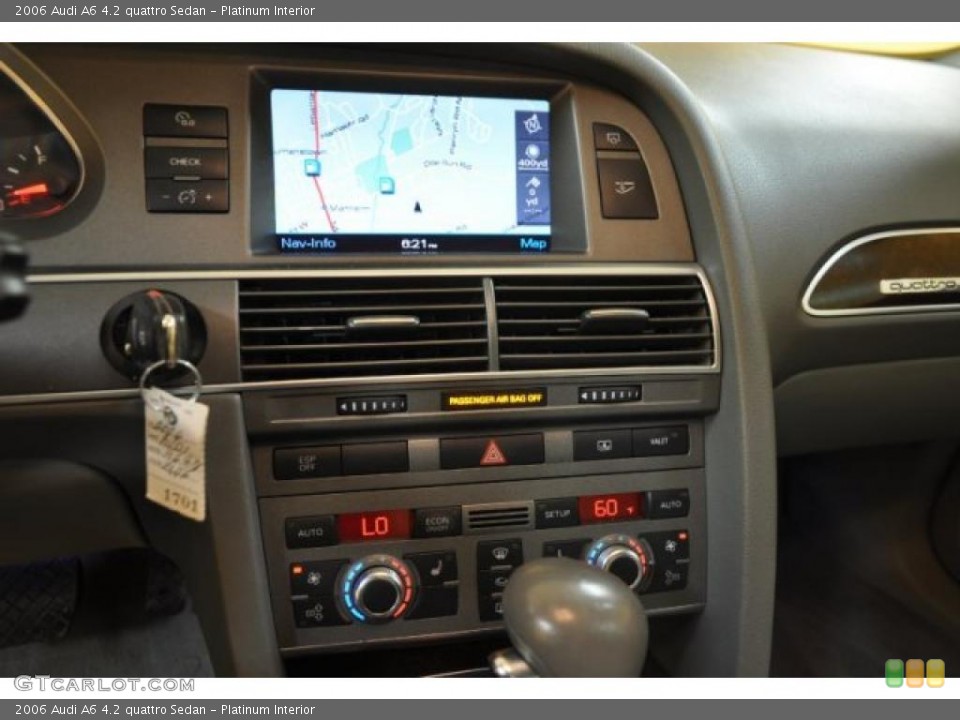 Platinum Interior Controls for the 2006 Audi A6 4.2 quattro Sedan #38091263