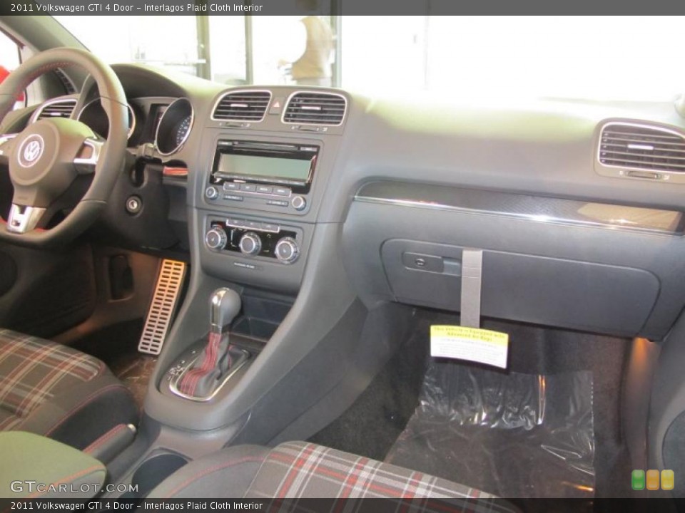 Interlagos Plaid Cloth Interior Dashboard for the 2011 Volkswagen GTI 4 Door #38091471