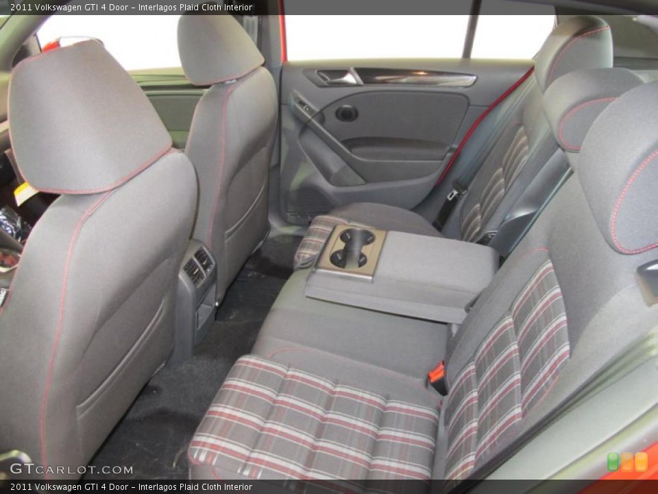 Interlagos Plaid Cloth Interior Photo for the 2011 Volkswagen GTI 4 Door #38091507