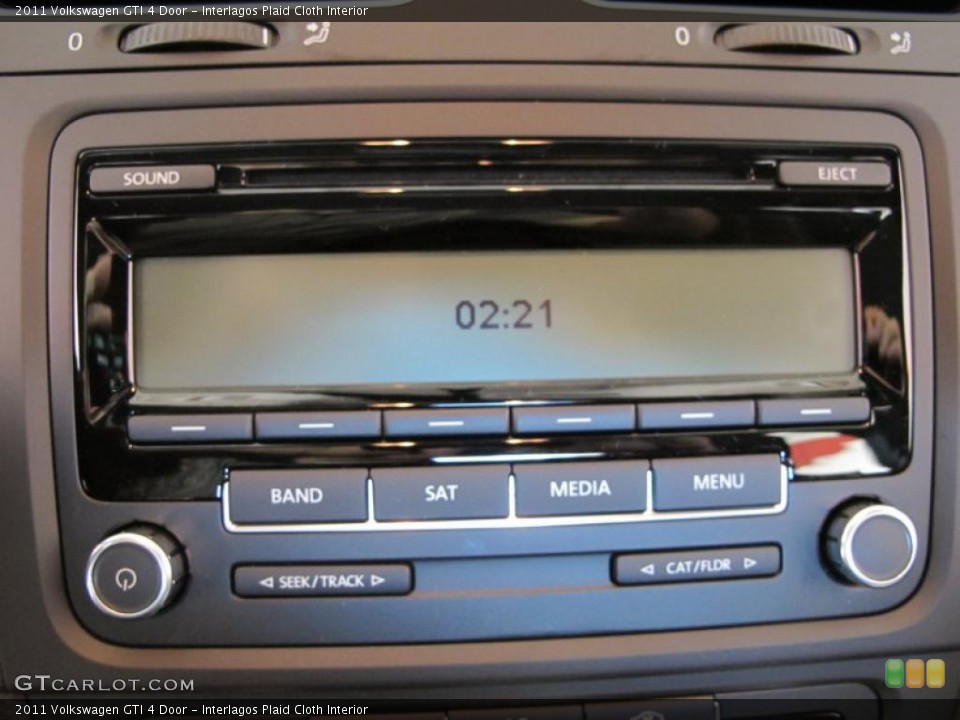 Interlagos Plaid Cloth Interior Controls for the 2011 Volkswagen GTI 4 Door #38091567