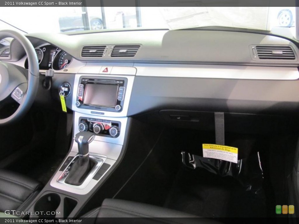 Black Interior Dashboard for the 2011 Volkswagen CC Sport #38091755