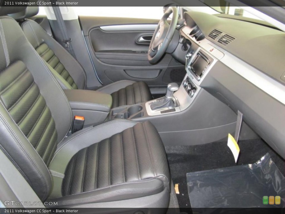 Black Interior Photo for the 2011 Volkswagen CC Sport #38091767