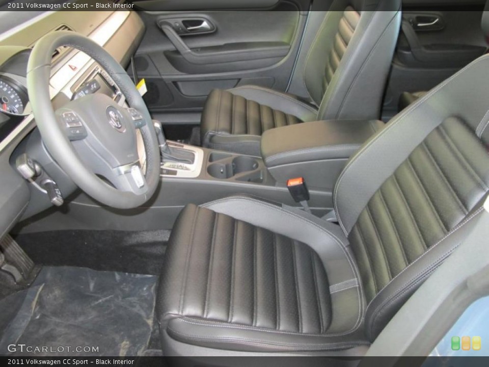 Black Interior Photo for the 2011 Volkswagen CC Sport #38091818