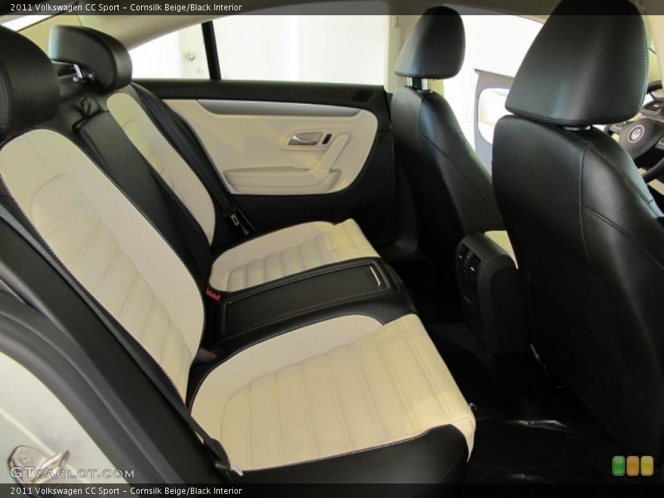 Cornsilk Beige/Black Interior Photo for the 2011 Volkswagen CC Sport #38092031