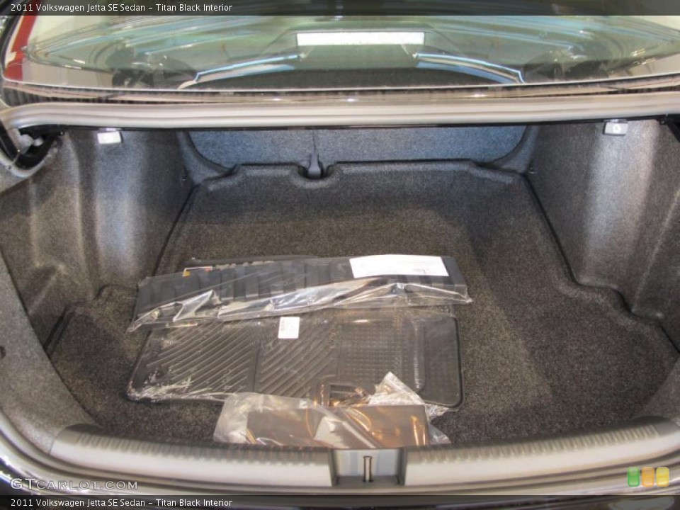 Titan Black Interior Trunk for the 2011 Volkswagen Jetta SE Sedan #38092295