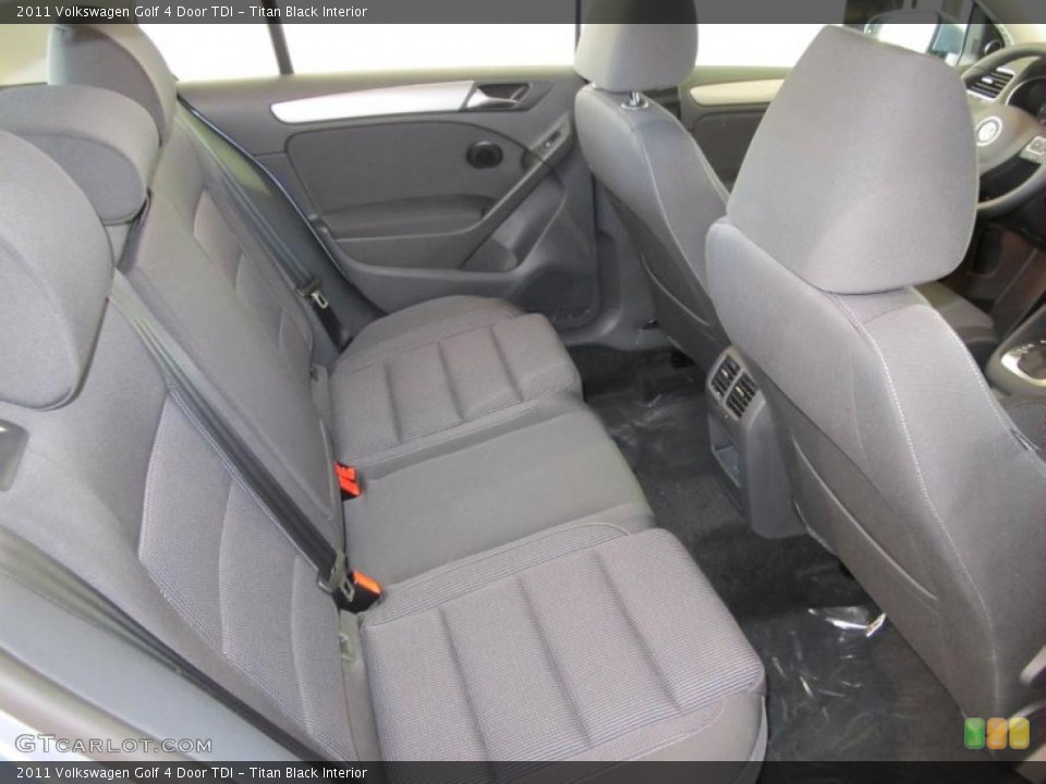 Titan Black Interior Photo for the 2011 Volkswagen Golf 4 Door TDI #38093833