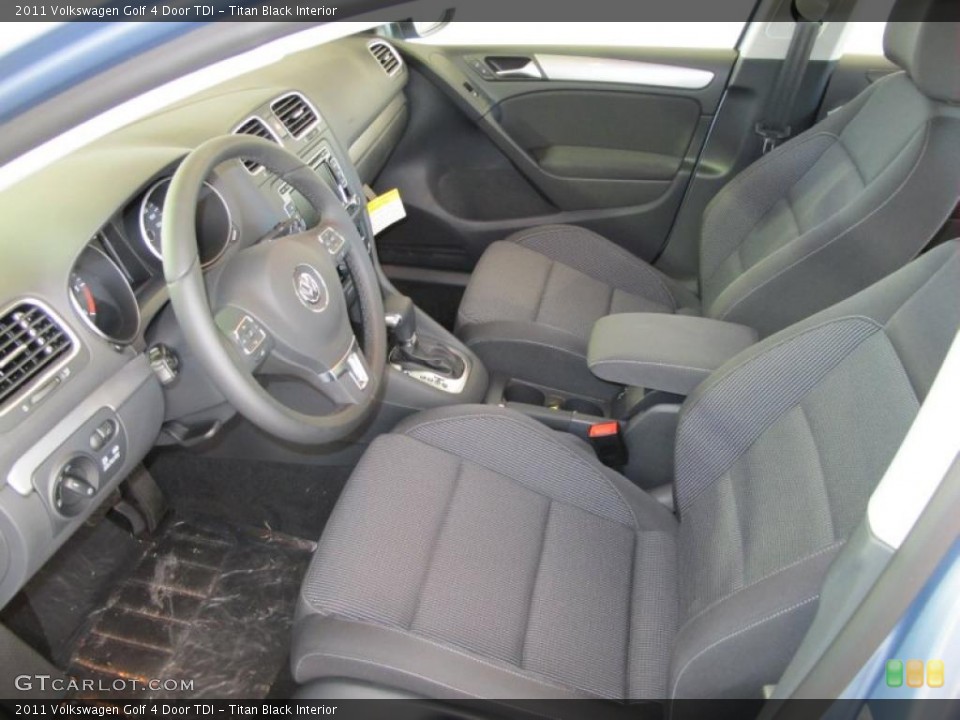 Titan Black Interior Photo for the 2011 Volkswagen Golf 4 Door TDI #38093919