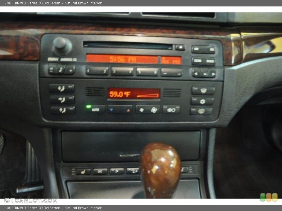 Natural Brown Interior Controls for the 2003 BMW 3 Series 330xi Sedan #38094939