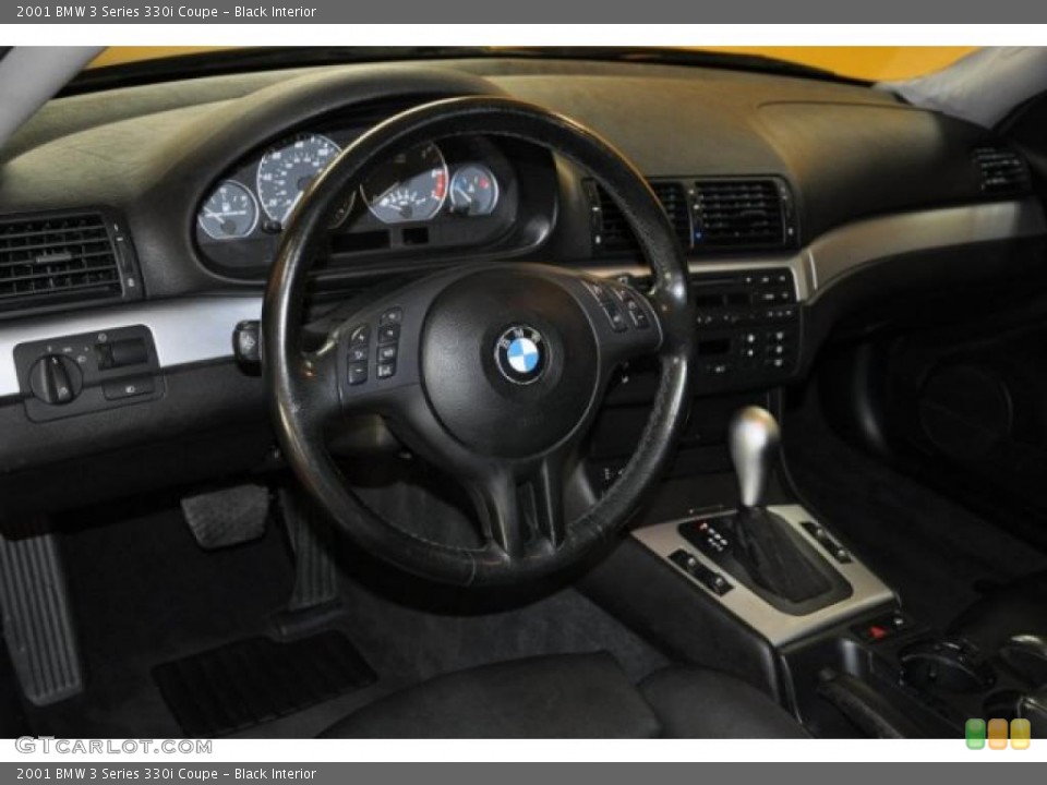 Black Interior Dashboard for the 2001 BMW 3 Series 330i Coupe #38095247