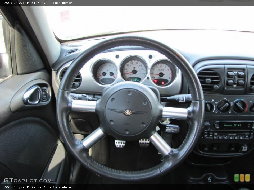 Black Interior Steering Wheel for the 2005 Chrysler PT Cruiser GT #38097707