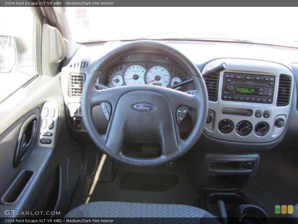 Medium/Dark Flint Interior Dashboard for the 2004 Ford Escape XLT V6 4WD #38098343