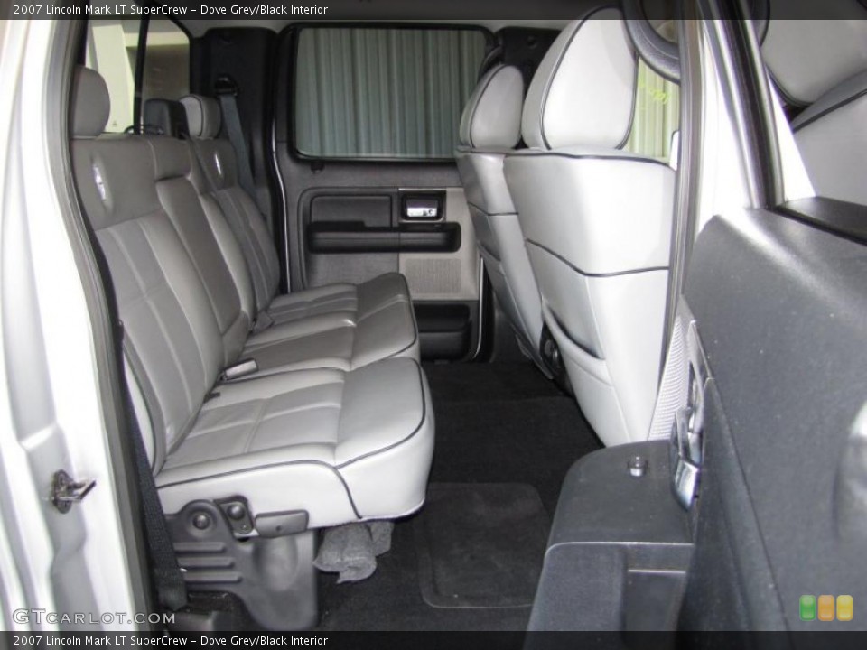 Dove Grey/Black 2007 Lincoln Mark LT Interiors