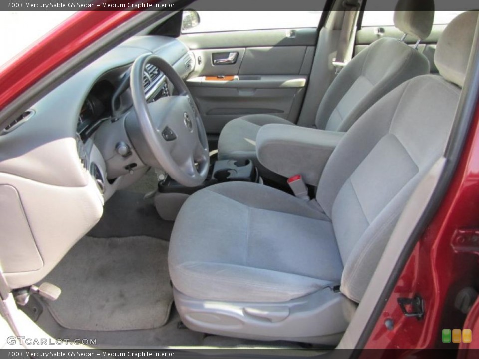 Medium Graphite Interior Photo for the 2003 Mercury Sable GS Sedan #38100551