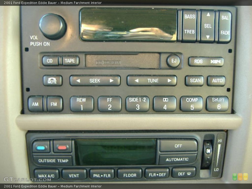 Medium Parchment Interior Controls for the 2001 Ford Expedition Eddie Bauer #38101927