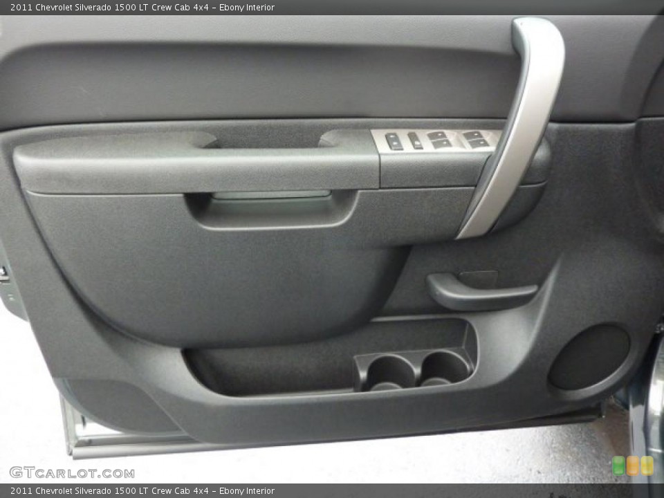 Ebony Interior Photo for the 2011 Chevrolet Silverado 1500 LT Crew Cab 4x4 #38102147