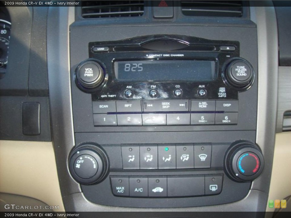 Ivory Interior Controls for the 2009 Honda CR-V EX 4WD #38102647