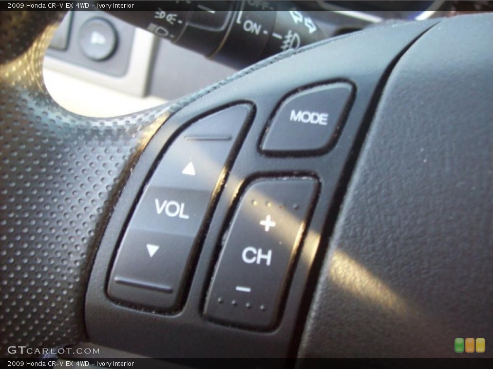 Ivory Interior Controls for the 2009 Honda CR-V EX 4WD #38102663