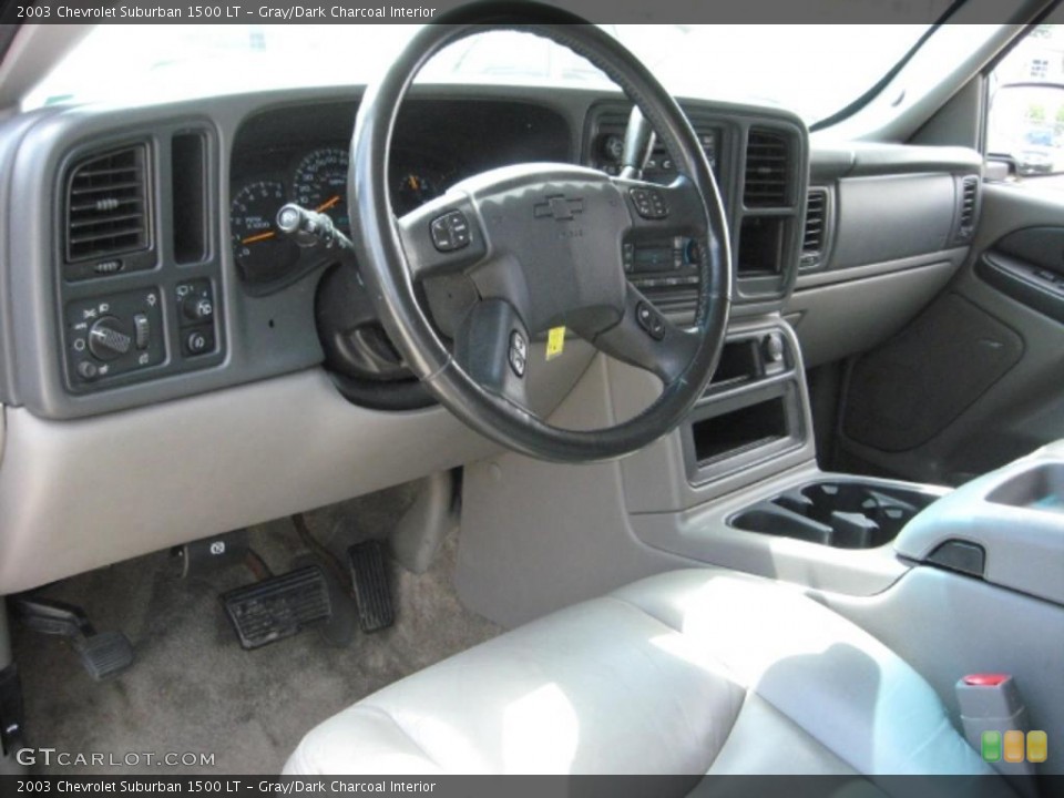 Gray/Dark Charcoal Interior Dashboard for the 2003 Chevrolet Suburban 1500 LT #38102687