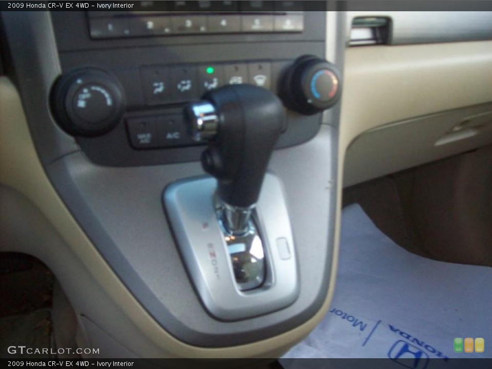 Ivory Interior Transmission for the 2009 Honda CR-V EX 4WD #38102695