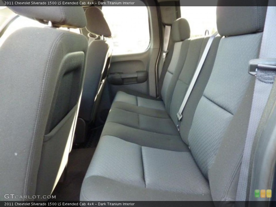 Dark Titanium Interior Photo for the 2011 Chevrolet Silverado 1500 LS Extended Cab 4x4 #38103019