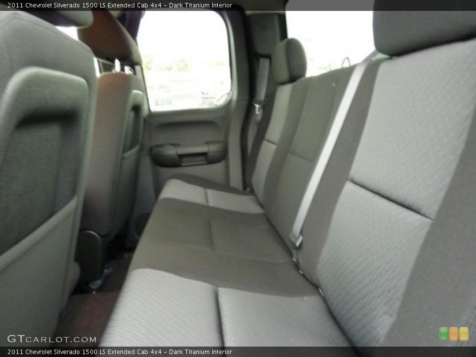 Dark Titanium Interior Photo for the 2011 Chevrolet Silverado 1500 LS Extended Cab 4x4 #38103247
