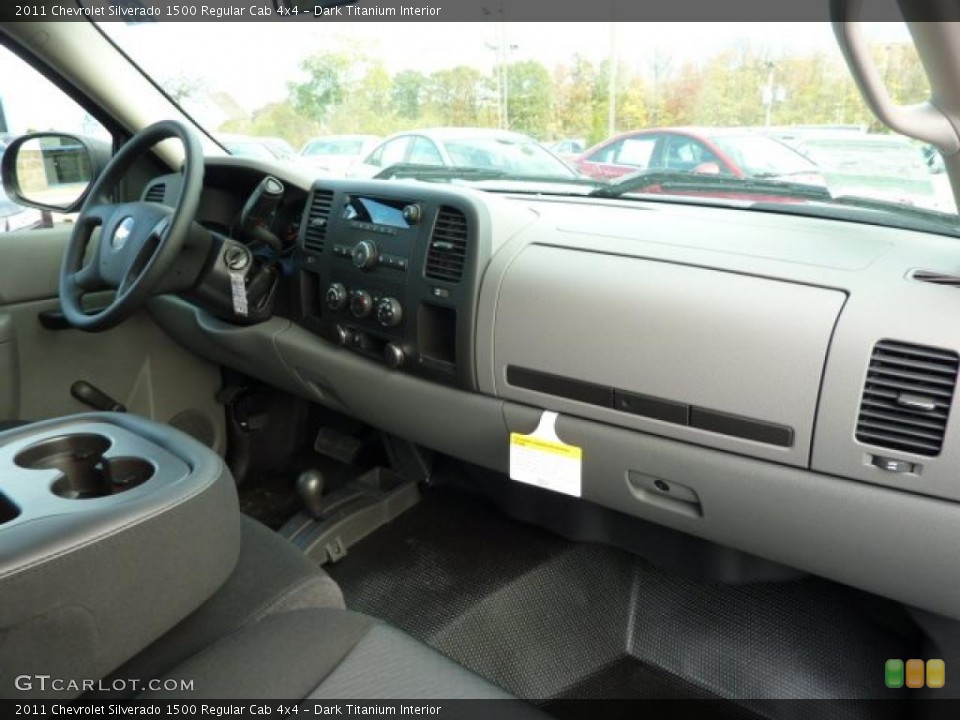 Dark Titanium Interior Photo for the 2011 Chevrolet Silverado 1500 Regular Cab 4x4 #38104287
