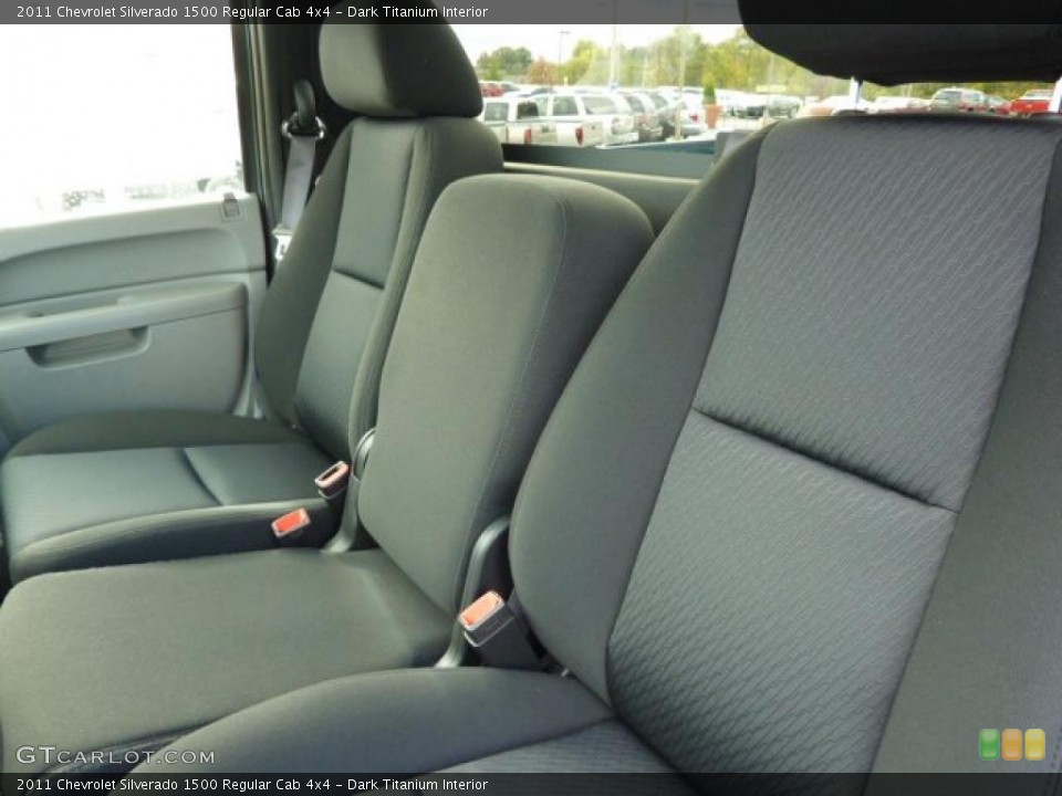 Dark Titanium Interior Photo for the 2011 Chevrolet Silverado 1500 Regular Cab 4x4 #38104307