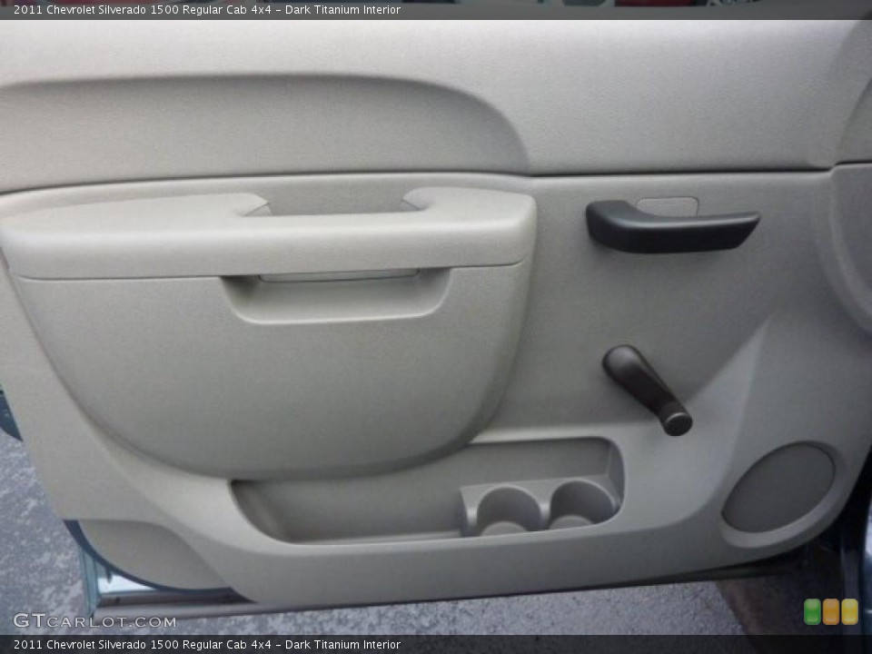 Dark Titanium Interior Photo for the 2011 Chevrolet Silverado 1500 Regular Cab 4x4 #38104383