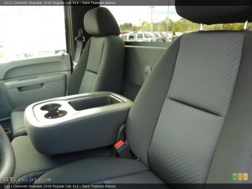 Dark Titanium Interior Photo for the 2011 Chevrolet Silverado 1500 Regular Cab 4x4 #38104399
