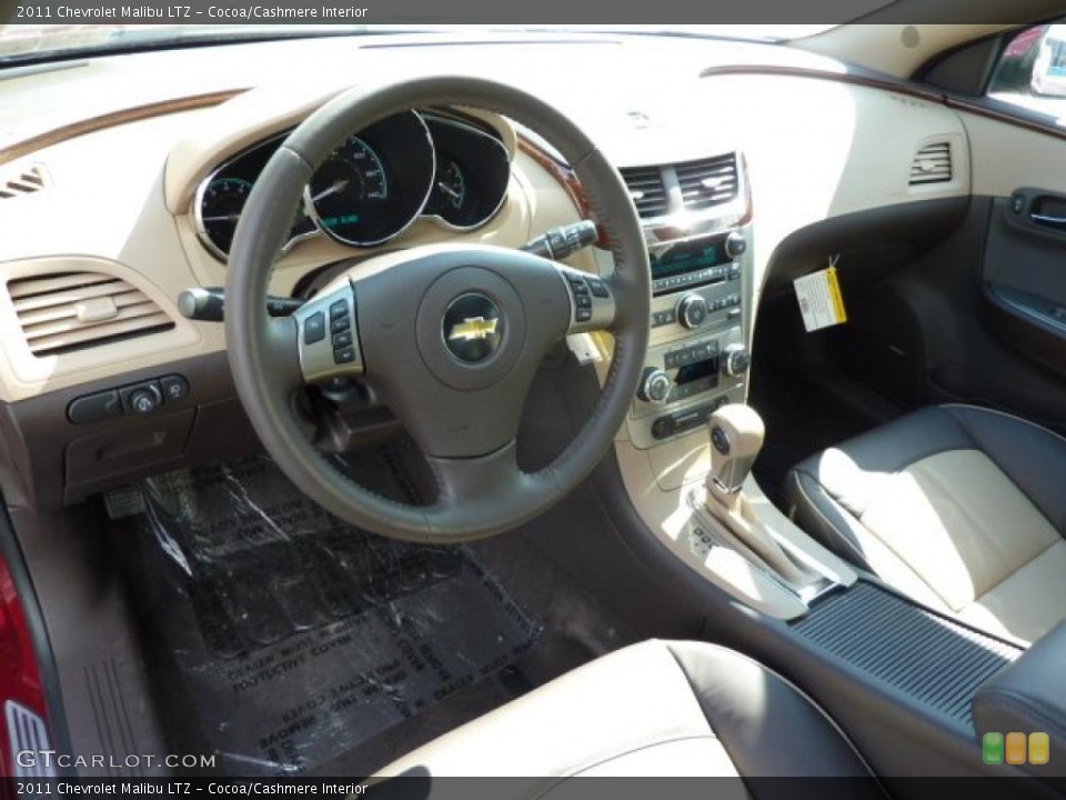 Cocoa/Cashmere Interior Dashboard for the 2011 Chevrolet Malibu LTZ #38104939