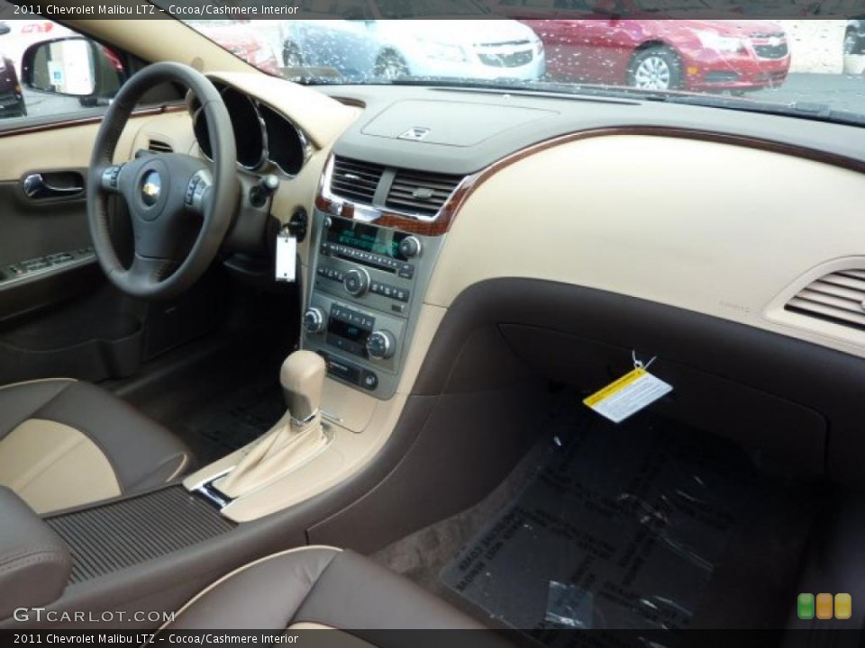 Cocoa/Cashmere Interior Dashboard for the 2011 Chevrolet Malibu LTZ #38105163
