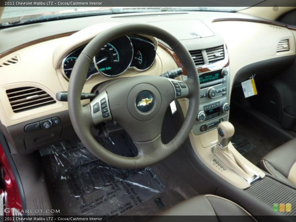Cocoa/Cashmere Interior Dashboard for the 2011 Chevrolet Malibu LTZ #38105231