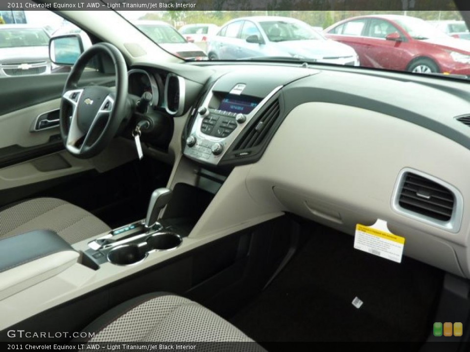 Light Titanium/Jet Black Interior Dashboard for the 2011 Chevrolet Equinox LT AWD #38105463