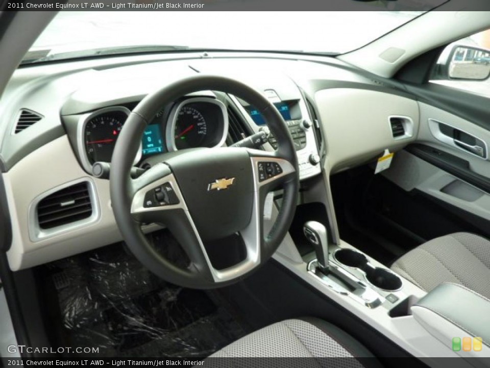 Light Titanium/Jet Black Interior Dashboard for the 2011 Chevrolet Equinox LT AWD #38105539